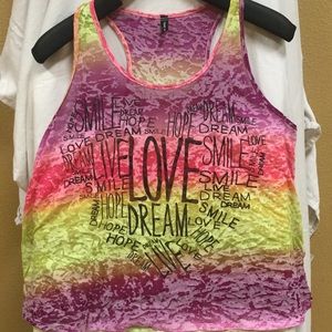 Light weight sheer tank top